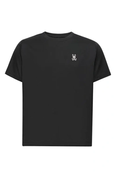 Psycho Bunny Kids' Jasper Logo Graphic T-shirt In Black