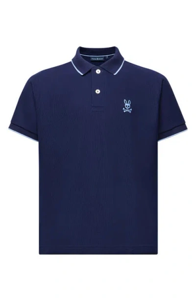 Psycho Bunny Kids' Jasper Polo In Blue