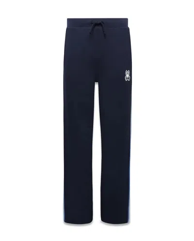 Psycho Bunny Kids Jaydon Track Pant In Blue
