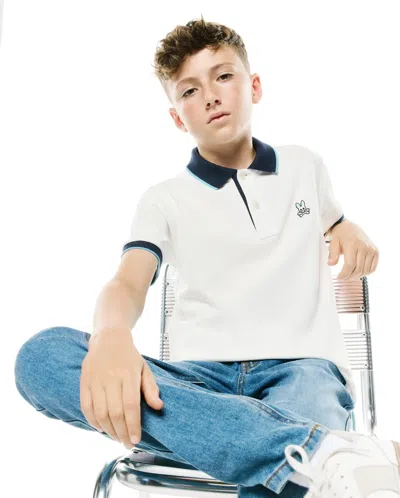 Psycho Bunny Kids' Klaus Pique Polo In Multi