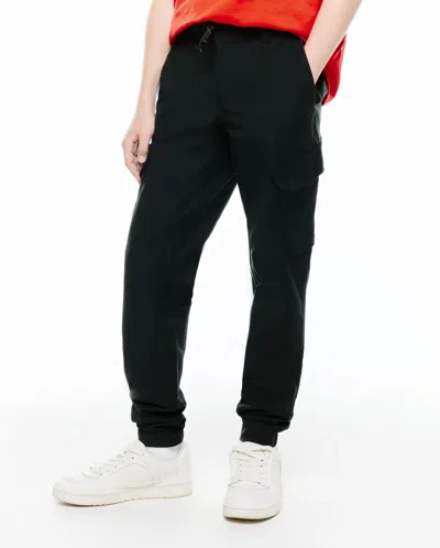 Psycho Bunny Kids Luka Cargo Pant In Black