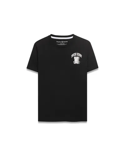 Psycho Bunny Kids Nathaniel Back Graphic Tee In 001 Black