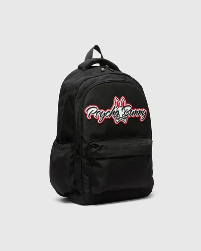 Psycho Bunny Kids Pal Backpack In 001 Black