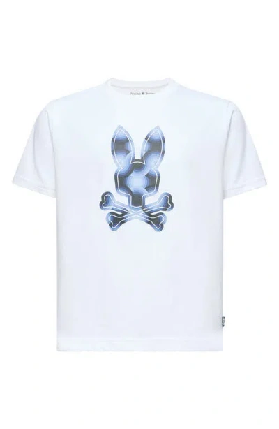 Psycho Bunny Boys' Paros Graphic Tee - Little Kid, Big Kid In White