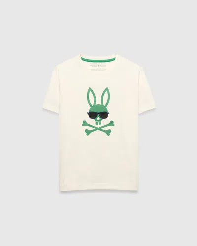 Psycho Bunny Kids Sunny Graphic Tee In Neutral
