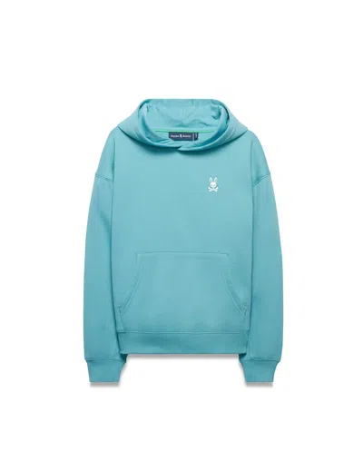 Psycho Bunny Kids' Terrence Fleece Hoodie In Blue