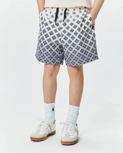 Psycho Bunny Kids Tobias Swim Trunk 6" In Multi