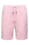 Psycho Bunny Kids' Willis Elastic Waist Chino Shorts In Romance Rose