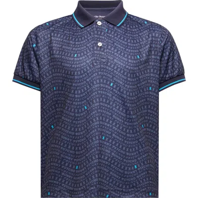 Psycho Bunny Kids' Winston Logo Print Piqué Polo In Purple