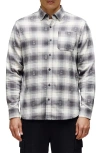 Psycho Bunny Kurt Plaid Stretch Flannel Button-up Shirt In Multi