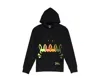 Psycho Bunny Lafayette Pullover Black Men's Hoodie B6h966u1ft-blk In Yellow