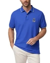 Psycho Bunny Lenox Pique Short Sleeve Polo Shirt In Royal Blue