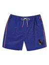 Psycho Bunny Leo Hydrochromic Swim Shorts In Blue