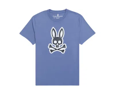 Psycho Bunny Liam Bal Harbour Blue Men's Tee Shirt B6u138s1pc-bha