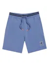 Psycho Bunny Liam Bal Harbour Shorts In Blue