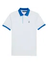 Psycho Bunny Logo-embroidered Polo Shirt In White
