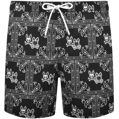 Psycho Bunny Luke Swim Shorts Black