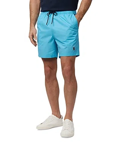 Psycho Bunny Malta Hydrochromic 5.75 Swim Trunks In Aquarius