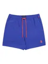 Psycho Bunny Malta Hydrochromic "blue" Swim Shorts In Blue