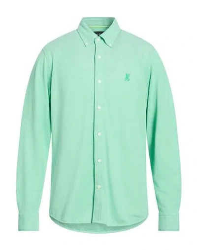 Psycho Bunny Man Shirt Light Green Size M Pima Cotton