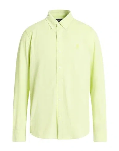 Psycho Bunny Man Shirt Lime Green Size M Pima Cotton