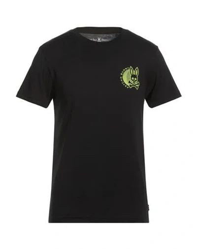 Psycho Bunny Man T-shirt Black Size 3 Cotton