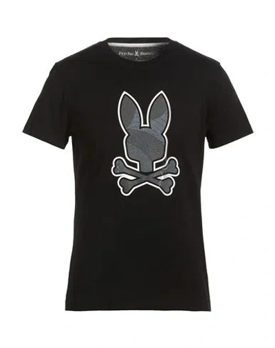 Psycho Bunny Man T-shirt Black Size 3 Pima Cotton