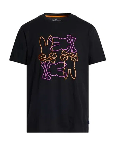 Psycho Bunny Man T-shirt Black Size 42 Pima Cotton