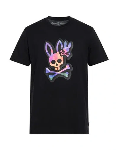 Psycho Bunny Man T-shirt Black Size 46 Pima Cotton