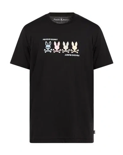 Psycho Bunny Man T-shirt Black Size 5 Pima Cotton