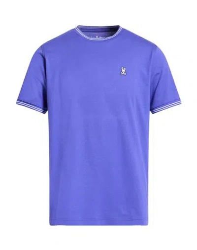 Psycho Bunny Man T-shirt Blue Size 42 Pima Cotton