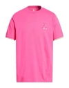 Psycho Bunny Man T-shirt Fuchsia Size 42 Pima Cotton In Pink