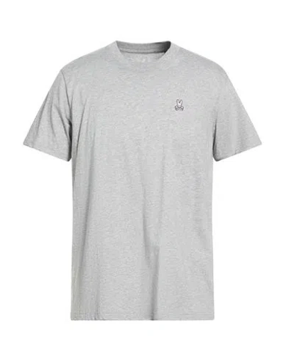 Psycho Bunny Man T-shirt Grey Size 5 Pima Cotton In Gray