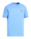 Psycho Bunny Man T-shirt Light Blue Size 42 Pima Cotton