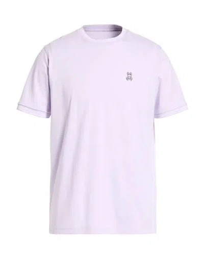 Psycho Bunny Man T-shirt Lilac Size 42 Pima Cotton In Purple