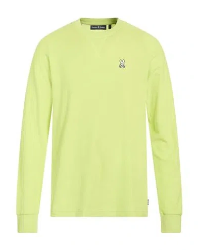 Psycho Bunny Man T-shirt Lime Green Size 42 Pima Cotton