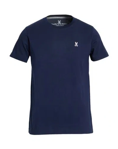 Psycho Bunny Man T-shirt Midnight Blue Size 38 Pima Cotton