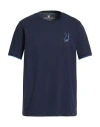 Psycho Bunny Man T-shirt Navy Size 42 Pima Cotton In Blue