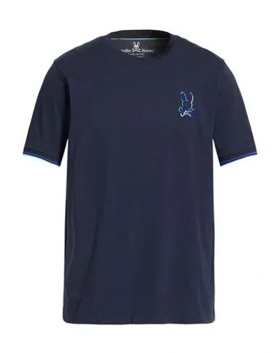 Psycho Bunny Man T-shirt Navy Size 42 Pima Cotton In Blue