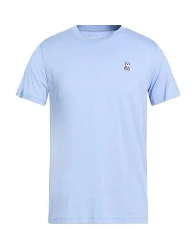 Psycho Bunny Man T-shirt Sky Blue Size 4 Pima Cotton