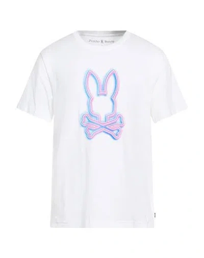Psycho Bunny Man T-shirt White Size 3 Pima Cotton