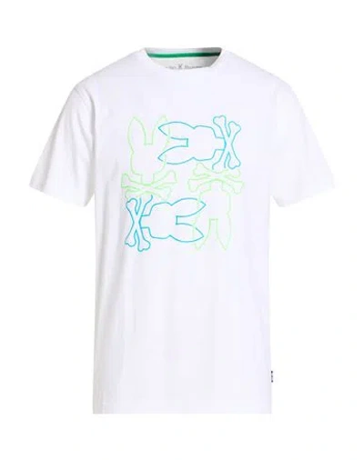 Psycho Bunny Man T-shirt White Size 42 Pima Cotton
