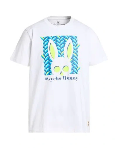 Psycho Bunny Man T-shirt White Size 44 Pima Cotton