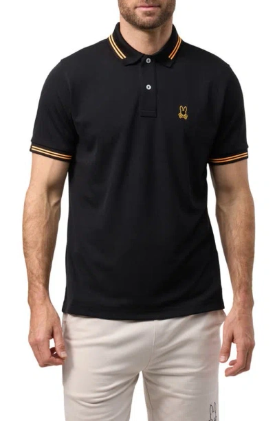 Psycho Bunny Marshall Polo In Black