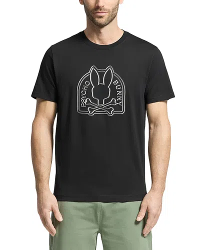 Psycho Bunny Melbourne Graphic Tee In Black