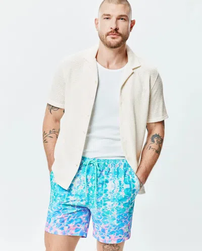 Psycho Bunny Men's Achille Crochet Shirt In Multi