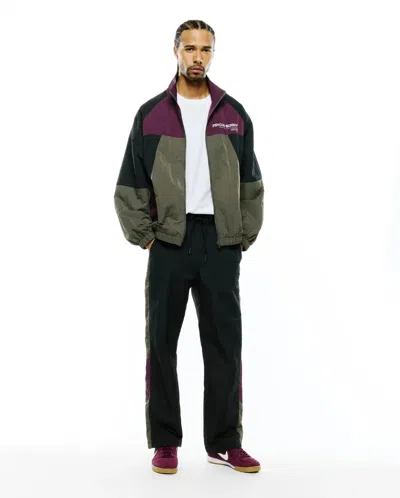 Psycho Bunny Men's Alder Nylon Colorblock Jacket In 001 Black