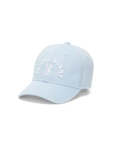 Psycho Bunny Men's Ambrose Graphic Baseball Cap In Blue