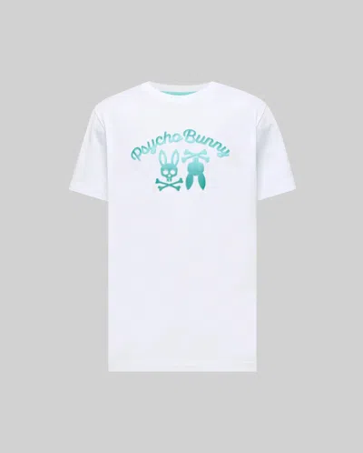 Psycho Bunny Men's Aram Graphic Tee In White