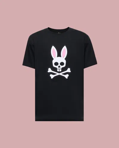 Psycho Bunny Men's Archive Bunny Graphic Tee In Black
